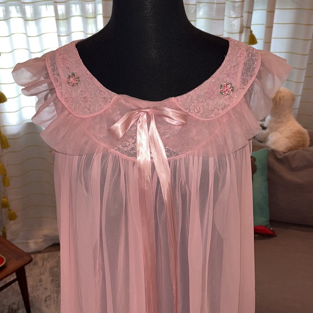 🎀 vintage nighty Barbie pink B8 - Picture 2 of 7